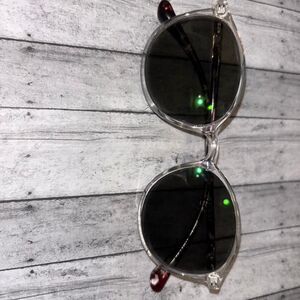 ZENNI One Size Round +1.50 Reading Sunglasses Clear Frame